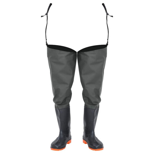 Berkfield Hip Waders Dark Green Size 41 1