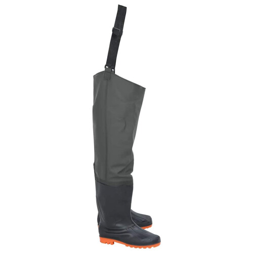 Berkfield Hip Waders Dark Green Size 41 2