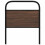 Berkfield Replace Headboard Brown Oak 75 cm Steel and Engineered Wood 3