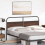 Berkfield Replace Headboard Brown Oak 150 cm Steel and Engineered Wood 2
