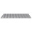 Berkfield Stair Tread Rectangular 4 pcs Silver 80 x 50 cm Aluminium 4