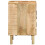 Berkfield Bedside Cabinet 40x32x46 cm Solid Wood Rough Mango 3