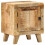Berkfield Bedside Cabinet 40x32x46 cm Solid Wood Rough Mango 10