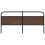 Berkfield Replace Headboard Brown Oak 200 cm Steel and Engineered Wood 3