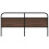 Berkfield Replace Headboard Brown Oak 180 cm Steel and Engineered Wood 3