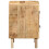 Berkfield Bedside Cabinet 2 pcs 40x32x46 cm Solid Wood Rough Mango 3