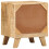 Berkfield Bedside Cabinet 2 pcs 40x32x46 cm Solid Wood Rough Mango 4