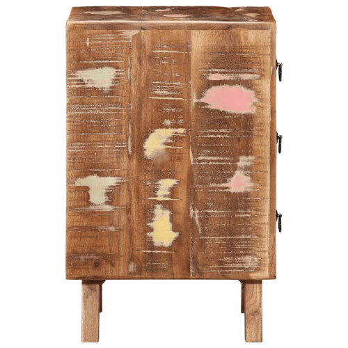 Berkfield Bedside Cabinet 37x32x50 cm Solid Wood Reclaimed 2