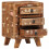 Berkfield Bedside Cabinet 37x32x50 cm Solid Wood Reclaimed 5