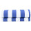 Berkfield Awning Replacement Blue and White 1000 x 160 cm 2