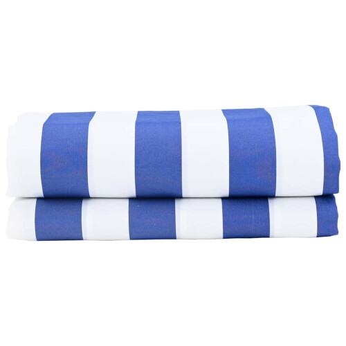 Berkfield Awning Replacement Blue and White 1000 x 160 cm 1