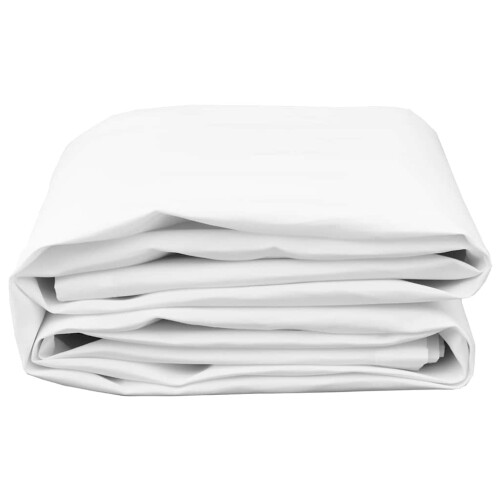 Berkfield Awning Replacement White 1000 x 160 cm Polyester Canvas 2
