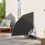 Berkfield Balcony Privacy Screen Anthracite 115 x 115 cm Polyester 3