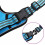 Berkfield Dog Harness with Reflective Stripes Adjustable Blue XL 8