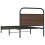 Berkfield Bed Frame without Mattress 90x190 cm Brown Oak Engineered Wood 7