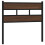 Berkfield Replace Headboard Brown Oak 75 cm Steel and Engineered Wood 2