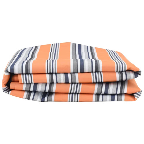 Berkfield Awning Replacement Blue and Orange 1000 x 160 cm 2