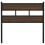 Berkfield Replace Headboard Brown Oak 75 cm Steel and Engineered Wood 3