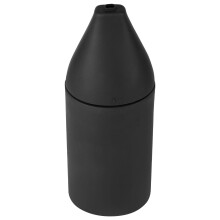 200ml Black Silicone Dish Soap Dispenser Easy Refill Lightweight Squeeze Bottle for Kitchen and Bathroom