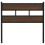 Berkfield Replace Headboard Brown Oak 107 cm Steel and Engineered Wood 3