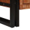 Berkfield Sideboard with Doors Brown Solid Reclaimed Wood and Metal 9
