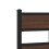 Berkfield Replace Headboard Brown Oak 107 cm Steel and Engineered Wood 5