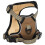 Berkfield Dog Harness with Reflective Stripes Adjustable Brown L 3