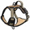 Berkfield Dog Harness with Reflective Stripes Adjustable Brown L 5