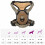 Berkfield Dog Harness with Reflective Stripes Adjustable Brown L 11
