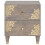 Berkfield Bedside Cabinet 2 pcs Grey 40 x 33 x 46 cm Solid Mango Wood 4