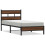 Berkfield Bed Frame without Mattress Brown Oak 100x190 cm Engineered Wood 2