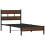 Berkfield Bed Frame without Mattress Brown Oak 100x190 cm Engineered Wood 3