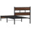 Berkfield Bed Frame without Mattress Brown Oak 100x190 cm Engineered Wood 6