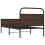 Berkfield Bed Frame without Mattress 100x200 cm Brown Oak Engineered Wood 7