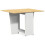 Berkfield Butterfly Dining Table Foldable Corona White Solid Wood Pine 6