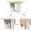 Berkfield Butterfly Dining Table Foldable Corona White Solid Wood Pine 8