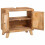 Berkfield Bathroom Cabinet Brown Solid Mango wood and Engineered wood 4