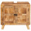 Berkfield Bathroom Cabinet Brown Solid Mango wood and Engineered wood 5