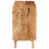Berkfield Bathroom Cabinet Brown Solid Mango wood and Engineered wood 6