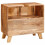 Berkfield Bathroom Cabinet Brown Solid Mango wood and Engineered wood 7