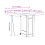 Berkfield Butterfly Dining Table Foldable Corona White Solid Wood Pine 11