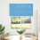 Berkfield Pleated Blind Blue 105x150 cm Fabric Width 104.4 cm Polyester 2