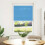 Berkfield Pleated Blind Blue 75x150 cm Fabric Width 74.4 cm Polyester 2