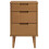 Berkfield Bedside Cabinet MOLDE Brown 40x35x65 cm Solid Wood Pine 4