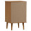 Berkfield Bedside Cabinet MOLDE Brown 40x35x65 cm Solid Wood Pine 7