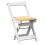 Berkfield Dining Chairs Foldable 4 pcs Corona White Solid Wood Pine 4