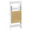 Berkfield Dining Chairs Foldable 4 pcs Corona White Solid Wood Pine 8
