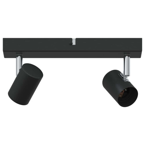 Berkfield Ceiling Spotlight Black 26 x 6.5 x 11.5 cm Metal 1