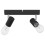 Berkfield Ceiling Spotlight Black 26 x 6.5 x 11.5 cm Metal 3