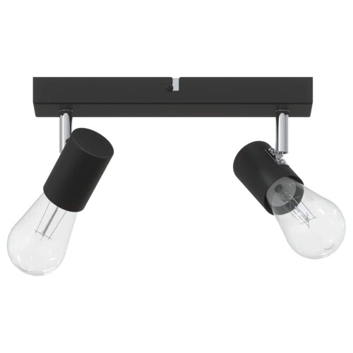 Berkfield Ceiling Spotlight Black 26 x 6.5 x 11.5 cm Metal 2